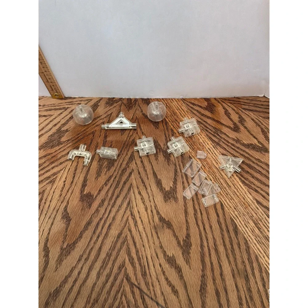 Laser Pegs Unisex Clear Light Up Building Blocks OS Clear